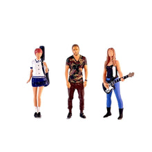Load image into Gallery viewer, 1:64 Painted Figure Model Miniature Resin Diorama Sand Band Guitarist Artists