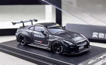 Load image into Gallery viewer, MC 1:64 Matte Black GTR R35 LB Widebody Sports Model Diecast Metal Car New Collection
