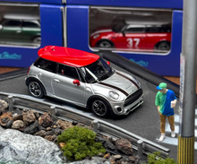 Load image into Gallery viewer, SH 1:64 Silver Mini Cooper JCW F56 Sports Model Diecast Metal Car New Collection