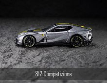 Load image into Gallery viewer, Bburago 1:64 Gray Ferrari 812 Competizione Sports Model Diecast Metal Car New Collection
