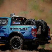Load image into Gallery viewer, MK 1:64 Blue Ranger Raptor Pickup Truck Sports Model Diecast Metal Car New Collection
