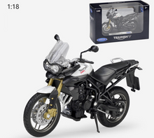 Load image into Gallery viewer, WELLY 1:18 Tiger 800 Racing Sports Model Diecast Metal Motorcycle