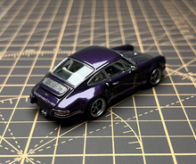 Load image into Gallery viewer, Zincit 1:64 Purple 911 964 Singer Coupe Sports Model Diecast Metal Car New Collection
