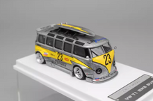 Load image into Gallery viewer, LMLF 1:64 Chase VW T1 #23 RWB Van Bus Camper Kombi Model Diecast Metal Car New Collection