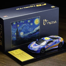 Load image into Gallery viewer, Karium 1:64 Blue F8 Tributo Sports Model Diecast Metal Car New Collection