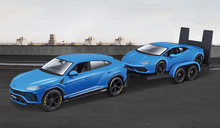 Load image into Gallery viewer, Maisto 1:24 URUS HURACAN TRAILER Transport Flatbed Model Diecast Metal Car BN