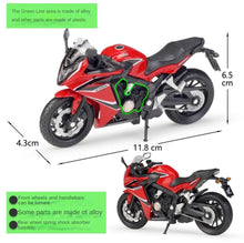 Load image into Gallery viewer, WELLY 1:18 2018 CBR 650F Racing Sports Model Toy Diecast Metal Motorcycle