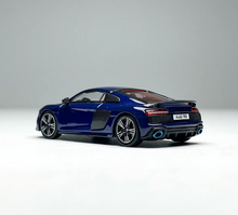 Load image into Gallery viewer, Masdi 1:64 Dark Blue 2022 R8 V10 Coupe Sports Model Diecast Metal Car New Collection