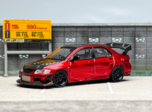 Load image into Gallery viewer, CM 1:64 Red Carbon Lancer Evo 9 IX Voltex Sports Model Diecast Metal Car New Collection