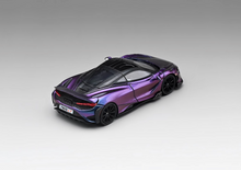 Load image into Gallery viewer, CM 1:64 Purple 765LT Super Racing Sports Model Diecast Metal Car New