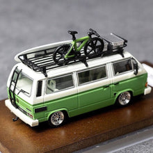 Load image into Gallery viewer, Mortal 1:64 White Green VW T3 Multi Van Camper Sport Model Diecast Metal Car