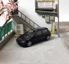 Load image into Gallery viewer, LCD 1:64 JDM Black EG6 Civic SIR Hatchback Sports Model Diecast Metal Car New