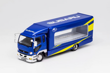 Load image into Gallery viewer, GCD 1:64 Blue Fuso Fighter Outriggers Raised Truck Model Diecast Metal Car New