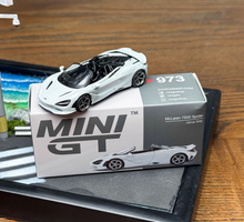 Load image into Gallery viewer, MINIGT 1:64 Grey McLaren 750s Spider Sport Model Diecast Metal Car New Collection