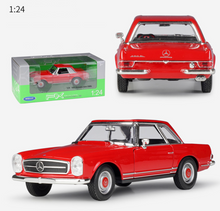 Load image into Gallery viewer, WELLY 1:24 1963 230SL Coupe Sports Classic Model Diecast Metal Car Display