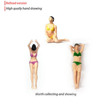 Load image into Gallery viewer, 1:64 Painted Figure Mini Model Miniature Resin Diorama Swimming Suit Lady Bikini