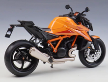 Load image into Gallery viewer, WELLY 1:12 Orange KTM 1390 Super Duke R Motorcycle Bike Sports Model Diecast