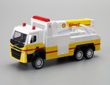 Load image into Gallery viewer, CCA 1:72 Volvo Shell Rescue Trailer Truck Model Toy Diecast Metal Car BN