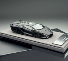 Load image into Gallery viewer, Deepmaker 1:64 Matte Black Sian FKP 37 Sports Model Diecast Resin Car New Collection