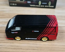 Load image into Gallery viewer, Masdi 1:64 2010 Black Advan Hiace Van MPV Sports Model Diecast Metal Car New Collection