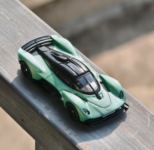 Load image into Gallery viewer, TSC 1:64 Green VALKYRIE Super Racing Sports Model Diecast Metal Car New Collection