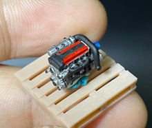 Load image into Gallery viewer, 1:64 JDM 3D 4G63 Engine Garage Mechanic Display Model Resin For Car New