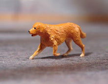 Load image into Gallery viewer, 1:64 Painted Figure Model Miniature Resin Diorama Running Man Lady Dog Sand Toy New
