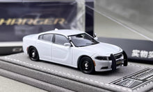 Load image into Gallery viewer, Elite 1:64 White Police Charger SRT Sedan Sports Model Diecast Metal Car New Collection