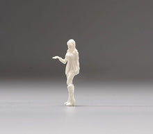 Load image into Gallery viewer, 1:64 Painted Unpainted Figure Model Miniature Resin Diorama Sand Hands Up Girl New