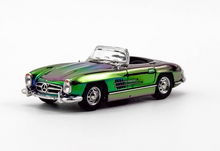 Load image into Gallery viewer, YS 1:64 Plating Purple 300SL W198 Convertible Sports Model Diecast Metal Car