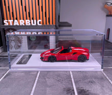 Load image into Gallery viewer, TPC 1:64 Red 488 Pista Convertible Racing Sports Model Diecast Metal Car New Collection