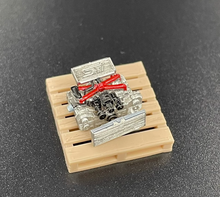 Load image into Gallery viewer, 1:64 3D JDM EJ20 STI Engine Garage Mechanic Display Model Resin For Car New