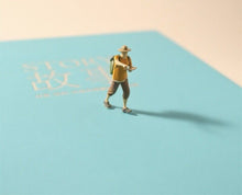 Load image into Gallery viewer, 1:64 Painted Figure Model Miniature Resin Diorama Sand Outdoor Explore Hiking