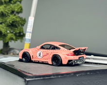 Load image into Gallery viewer, Inno 1:64 Pink 997 Pig Widebody Sports Model Diecast Metal Car New Collection