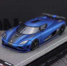 Load image into Gallery viewer, GRYNING 1:64 Matte Blue Agera R Racing Sports Model Diecast Resin Car New Collection