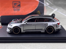 Load image into Gallery viewer, DCM 1:64 Silver RS6 2NCS Wagon Widebody Kit Sports Model Diecast Metal Car New Collection