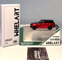 Load image into Gallery viewer, WHELART 1:64 2018 Red Range Rover Sports SUV Model Diecast Metal Car New Collection