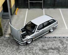 Load image into Gallery viewer, Mortal 1:64 Silver E34 Touring Wagon VIP Sports Model Diecast Metal Car New Collection