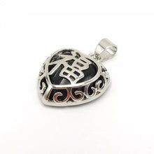 Load image into Gallery viewer, Nature Jade Heart Pendant Necklace Gift Jewelry charm Blessing Fortune Lucky p