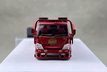 Load image into Gallery viewer, CC 1:64 Red Hino H300 #95 Custom Tow Flatbed Truck Model Diecast Metal Car New Collection