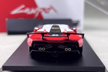 Load image into Gallery viewer, PSC 1:64 White Red LP800-4 Racing Sports Model Diecast Metal Car BN