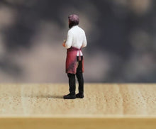 Load image into Gallery viewer, 1:64 Painted Figure Model Miniature Resin Diorama Sand Man With Apron Standing