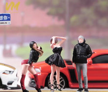 Load image into Gallery viewer, 1:64 Painted Figure Model Miniature Resin Diorama Sand Fashion Street Boy Girl