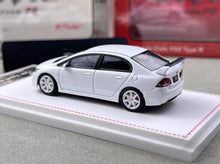 Load image into Gallery viewer, Model1 1:64 White Civic FD2 Type R Sports Model Metal Diecast Car New Collection