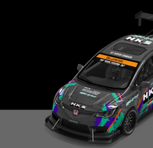 Load image into Gallery viewer, TM 1:64 JDM Civic Type R FD2 Racing Sports Figure Model Diecast Metal Car New