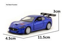 Load image into Gallery viewer, CCA 1:43 Blue MC GT4 Racing Sports Model Toy Diecast Metal Car BN