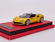 Load image into Gallery viewer, ART 1:64 Yellow SF90 Stradale Hard Top Sports Model Diecast Resin Car New