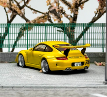 Load image into Gallery viewer, Tarmac 1:64 Yellow RWB 997 Notting Hill Sports Model Diecast Metal Car New Collection