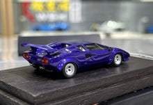Load image into Gallery viewer, 1:64 Deepmaker Purple Countach 5000s Sports Model Diecast Resin Car New Collection