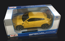 Load image into Gallery viewer, Maisto 1:24 Yellow URUS SUV Racing Sports Model Toy Diecast Metal Car BN